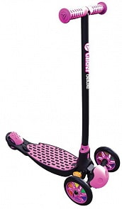 Трехколесный самокат YVolution Y Glider Deluxe, черно-красный (Yvolution, 100886)