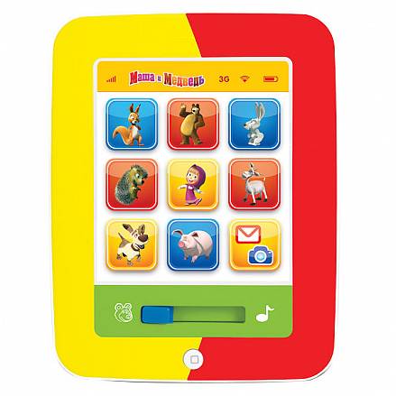 Интерактивная игрушка "Маша и медведь" - "Мой первый планшет" 
