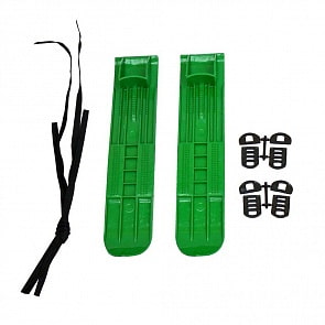 Мини-лыжи Тяни-толкай маленькие с ремнями М2, зеленый (RT, 6957RT)