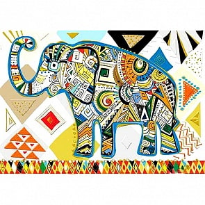 Открытка - Слон (Turnowsky, MO7324k)