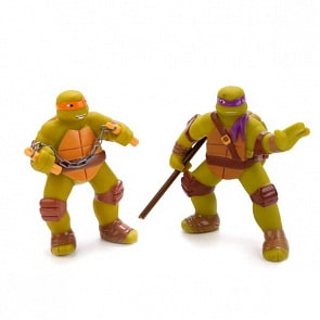 Набор для купания – Черепашки Ниндзя, фиолетовый и оранжевый (Играем Вместе, 179R-PVCФиоОраsim)