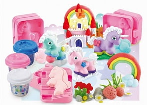 Набор с пластилином - Волшебные пони (Playgo, Play 8767veg)