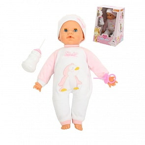 Пупс интерактивный мягконабивной – Озорной, 40 см, сосет соску (Полесье, 71750)