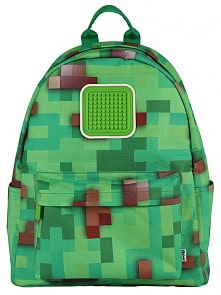 Рюкзак Funny square U18-1 Майнкрафт, цвет – зеленый (Upixel, 81006U) Рюкзак Funny square U18-1 Майнкрафт, цвет – зеленый (Upixel, 81006U)