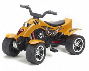Квадроцикл желтый педальный, 84 см. (Falk, FAL 604veg)