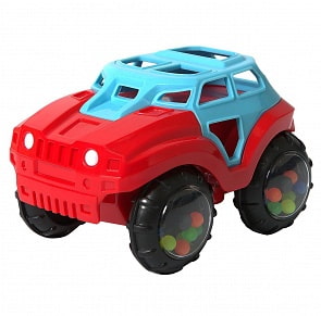 Машинка-неразбивайка, сине-красная (Baby Trend, 900006st)