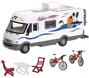 Трейлер для отдыха, 1:18, 40 см., фрикционный (Dickie, 3827003)