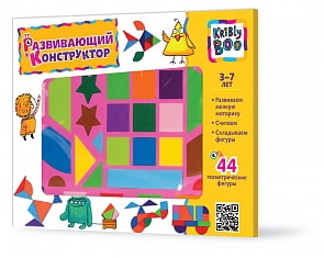 Магнитный конструктор, 44 детали (KRIBLY BOO, 47075)