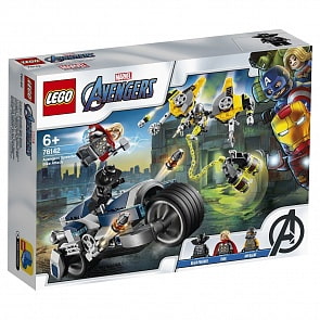 Конструктор Lego Super Heroes Мстители: Атака на спортбайке (Lego, 76142-L)