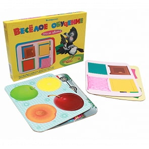 Обучающая настольная игра - Веселое обучение - Учим цвета (Рыжий кот, ИН-1008)