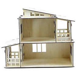 Кукольный домик конструктор серия Я Дизайнер - Загородная Вилла (Paremo, PD318-26) - миниатюра