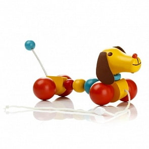 Каталка Собачка (Мир деревянных игрушек, Д234)