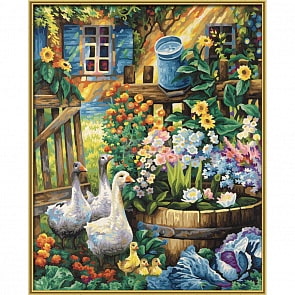 Раскраска по номерам Палисадник (Schipper, 9130662)