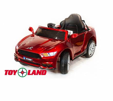 Электромобиль ToyLand Ford Mustang красного цвета 