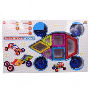 Конструктор Магический магнит, 46 предметов (Abtoys, PT-00747-no)