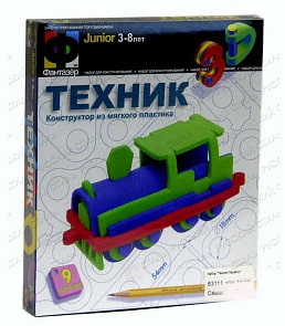 Набор из серии 3D Конструктор Техник – Паровоз (Фантазер, 147022ФН)