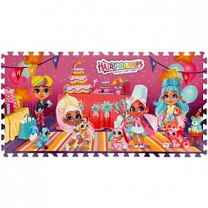 Коврик-пазл Hairdorables 8 сегментов (Играем вместе, FS-HDR)