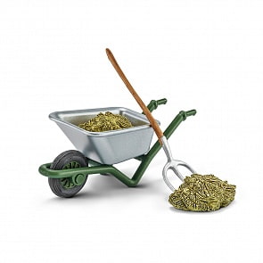 Набор для кормления лошадей и чистки конюшни на ферме (Schleich, 42290k)