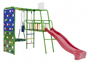 Детский спортивный комплекс Street 3, цвет - салатовый радуга (Формула здоровья, СГ000004288)