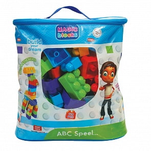 Конструктор - Волшебные детали, 114 штук, пвх-пакет с ручкой (Terides, Т6-093)