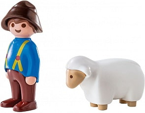 1.2.3.: Пастух с овцами (Playmobil, 6974pm)