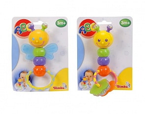 Игрушка 2 в 1 – Погремушка-прорезыватель, 2 вида (Simba, 4019607)