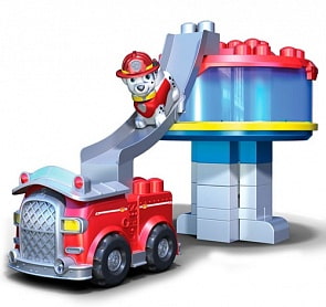 Конструктор «Щенячий патруль» (Paw Patrol), Офис спасателей и машина Маршала (Spin Master, 18302)