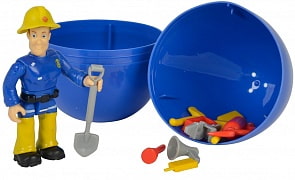 Фигурка в яйце из серии Пожарный Сэм, с аксессуарами, 6 видов (Simba, 9251015)