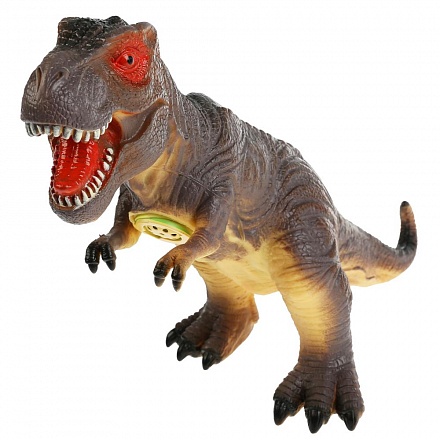 Динозавр тираннозавр со звуком пластизоль 32 х 11 х 23 см 