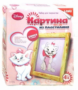 Картина из пластилина Disney - Кошка Мари (Lori, Пкд-007)
