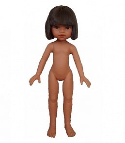 Кукла Эмили, брюнетка, без одежды, 33 см. (Antonio Juan Munecas, 2581E)