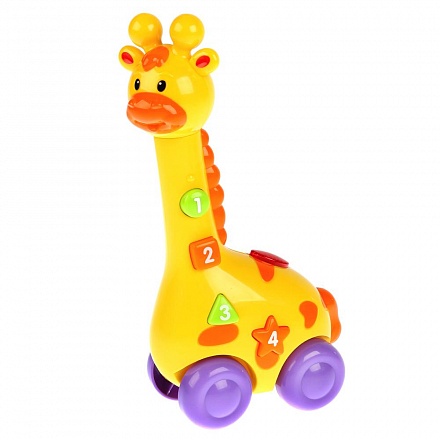 Обучающая игрушка - Жираф, свет, звук, стихи А. Барто 
