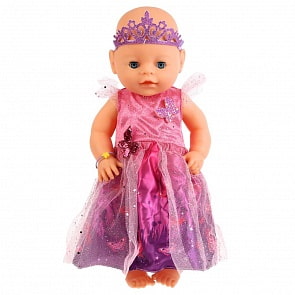 Интерактивный пупс – Полина, пьет, писает, с аксессуарами, 100 фраз, 30 песен, стихов Барто, 40 см (Карапуз, Y40BB-15-RU)