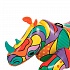 Надувной поп-арт носорог для катания верхом, для взрослых, 201 х 102 см.  - миниатюра №6