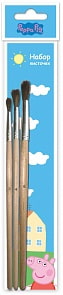 Набор кисточек «Свинка Пеппа» 3 штуки (Росмэн,  28910ros)
