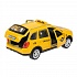 Инерционная металлическая модель - Lada Granta Cross 2019 - Такси, 12 см, цвет желтый  - миниатюра №4