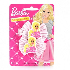 Набор из 2 зажимов для волос Барби (Играем вместе, CF-BB-01sim)