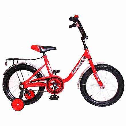 Двухколесный велосипед Мультяшка, диаметр колес 16 дюймов, красный 