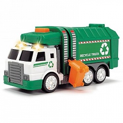 Мусоровоз - Recycling Truck, 15 см свет, звук (Dickie, 3302018) - миниатюра