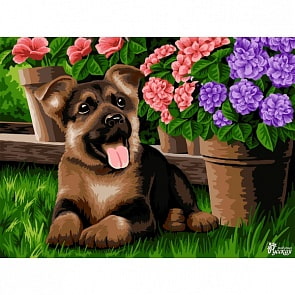 Рисование по номерам на холсте – Маленький друг, 40 х 50 (Фабрика Творчества, H132)