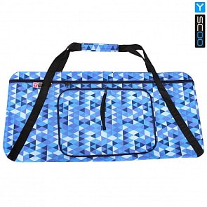 Чехол-портмоне складной для самоката Y-Scoo 230 - Ромбы голубые (Y-Scoo, 5794RT)