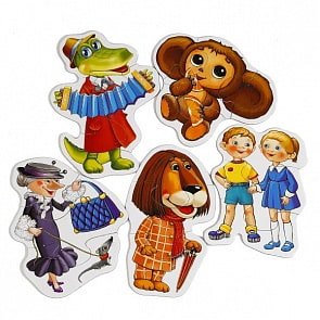 Макси-пазлы – Чебурашка, 8 развивающих картинок (Умка, 4690590118184sim)