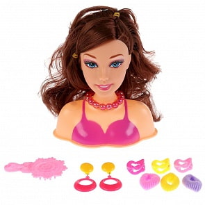 Кукла-манекен для создания причесок, с аксессуарами (B1707120)