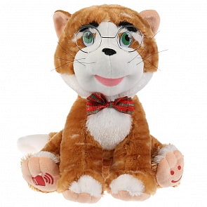 Музыкальная мягкая игрушка Дружинина - Ученый кот Матвей, 25 см (Мульти-пульти, V62332-25)