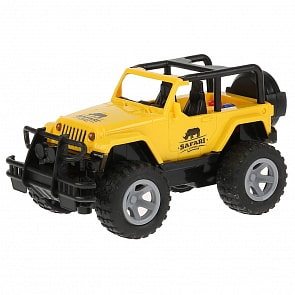 Машина Джип, свет и звук, 15,5 см, пластик, инерционная (Технопарк, 1630051-R)