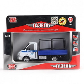 Инерционная машинка - "Газель" Полиция (Технопарк, GAZKUNG09-Rsim)