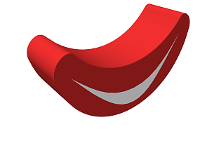 Мягкая контурная игрушка - Улыбка-качалка (Romana, ДМФ-МК-01.10.01)