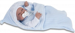 Кукла-младенец Хьюго, 42 см. (Antonio Juan Munecas, 5065B)