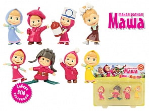 ПВХ фигурки - Маша и Медведь (Союзмультфильм, 1131494) ПВХ фигурки - Маша и Медведь (Союзмультфильм, 1131494)