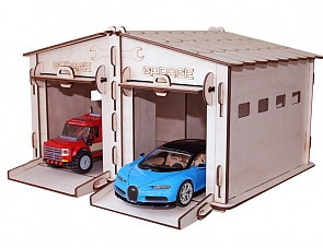 Игровой набор конструктор серии Я конструктор Гараж-тандем (Paremo, PRT720-01)